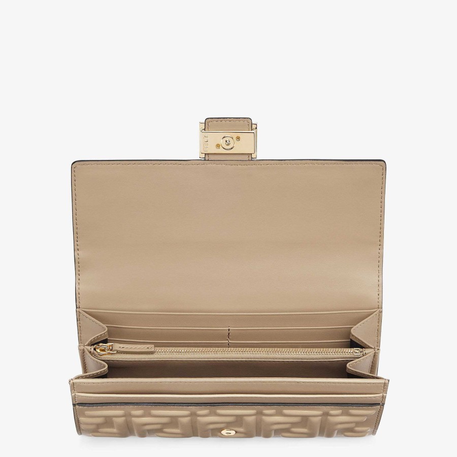 Donna Fendi Portafogli | Baguette Continentale Rosa