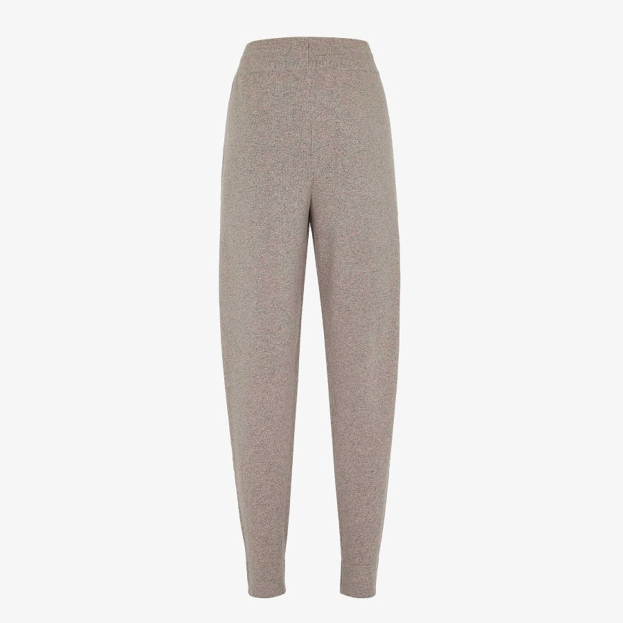 Donna Fendi Pantaloni E Pantaloncini | Pantaloni Beige