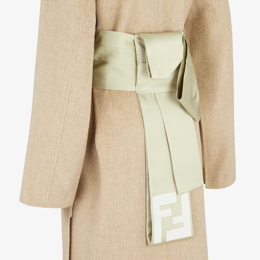 Donna Fendi Capispalla | Cappotto Beige