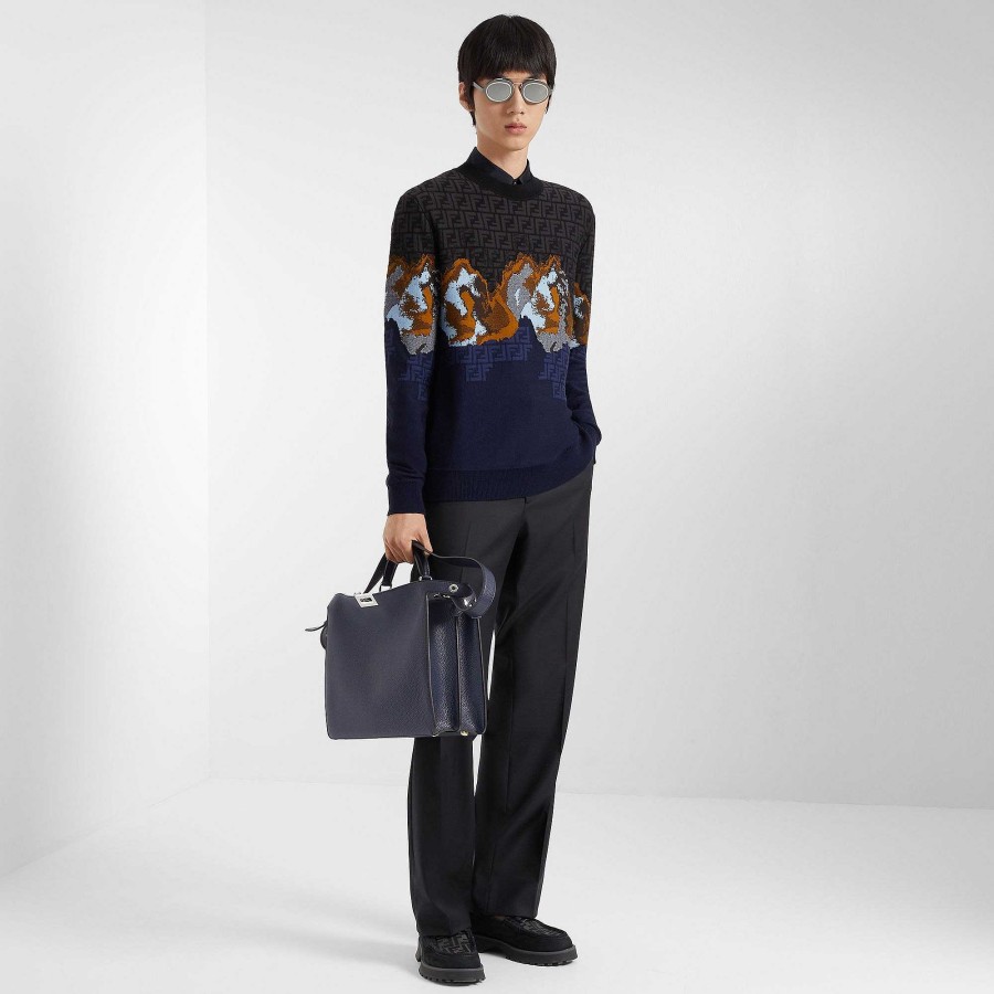 Uomo Fendi Peekaboo | Peekaboo Iseeu Medio Blu