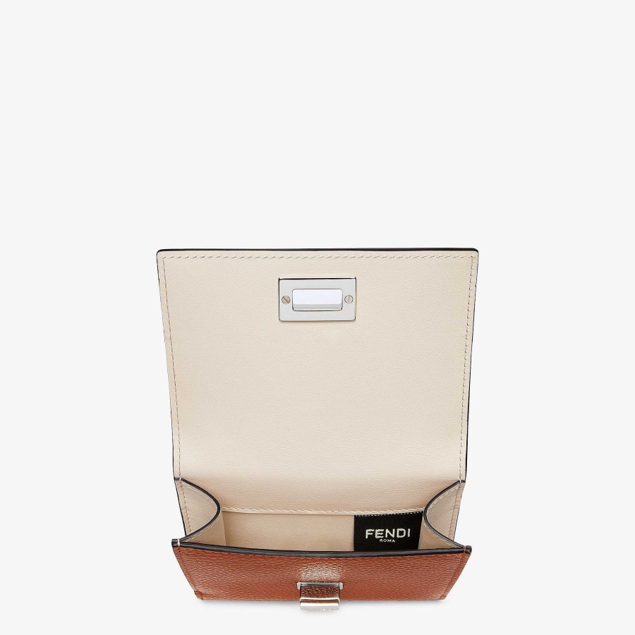 Donna Fendi Portafogli | Portafoglio Peekaboo Marrone