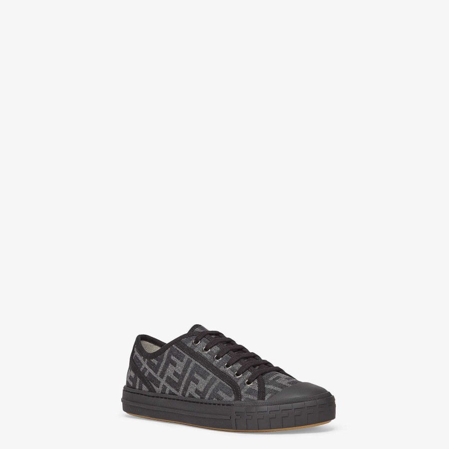 Uomo Fendi Sneakers | Fendi Domino Nero