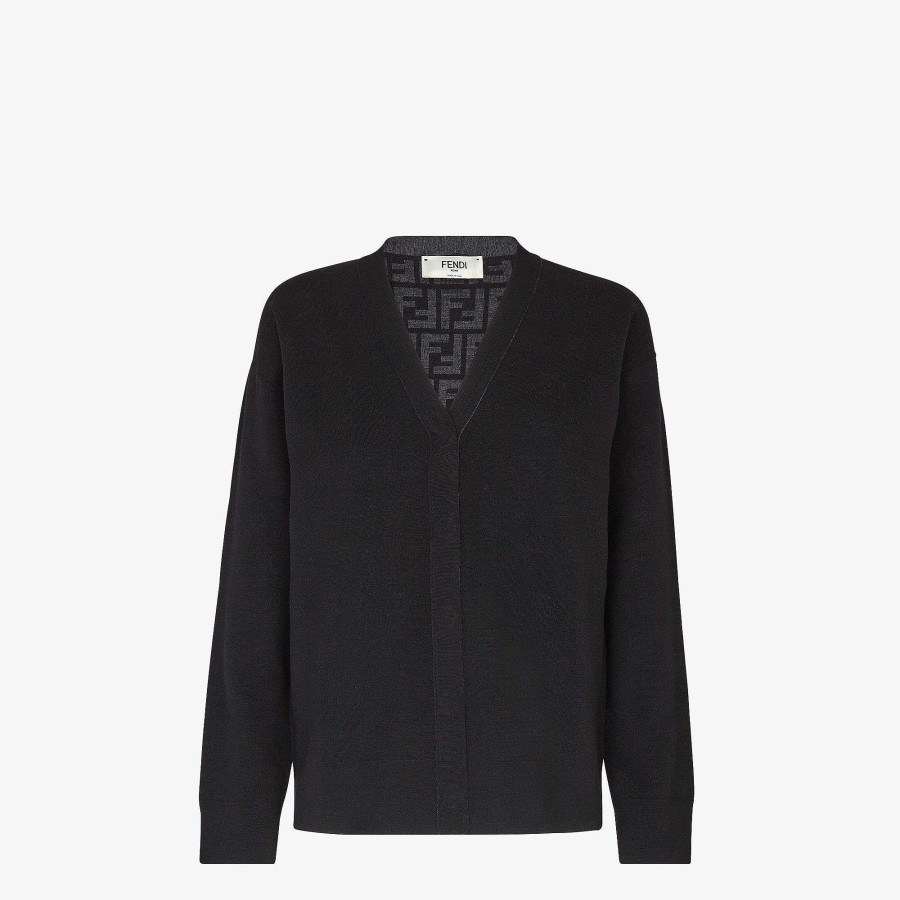 Donna Fendi Maglieria | Cardigan Nero