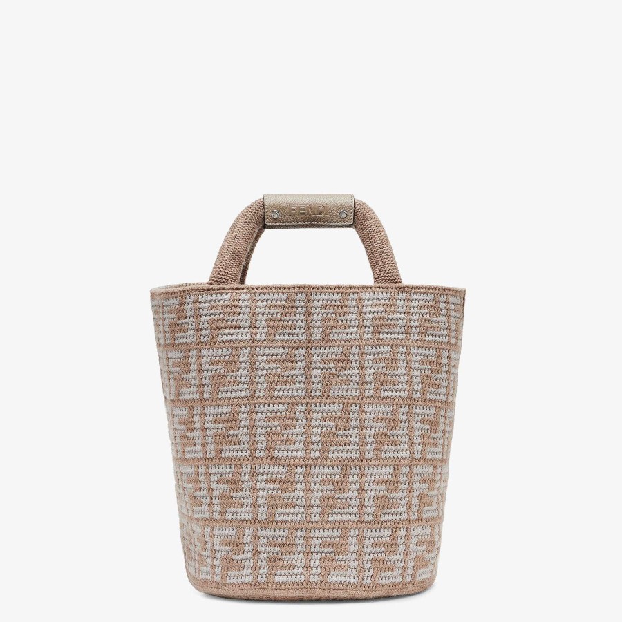 Uomo Fendi Borse Tote | Borsa Della Spesa Beige