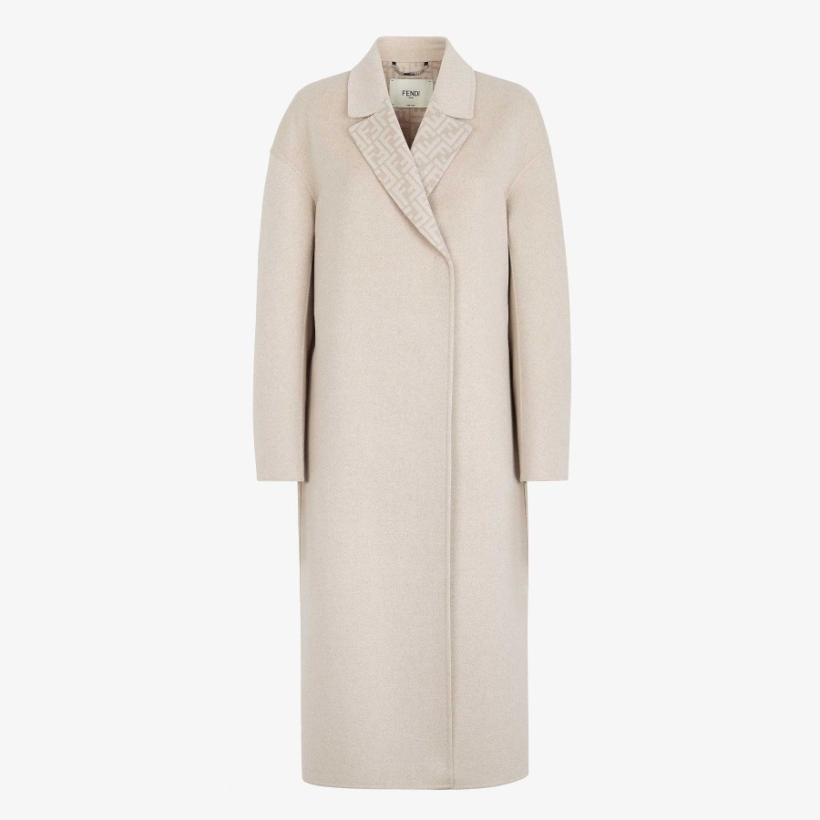 Donna Fendi Capispalla | Cappotto Beige