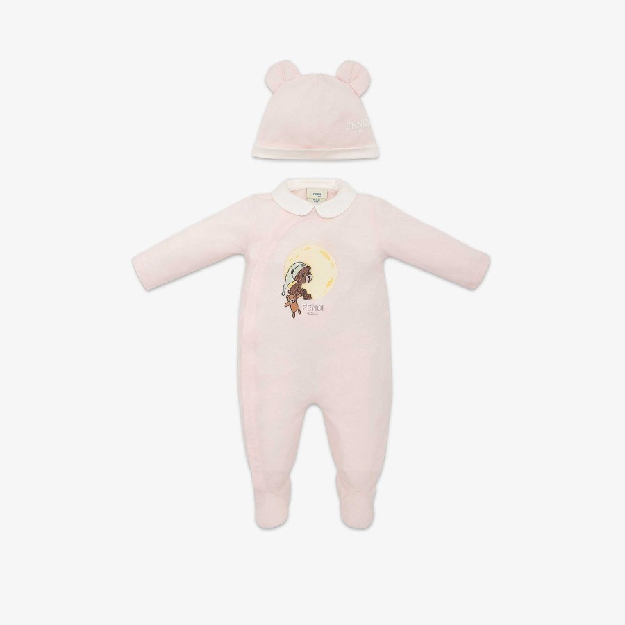 Bambini Fendi Neonato | Insieme Del Bambino Rosa