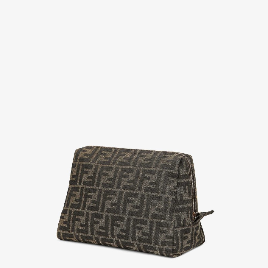 Donna Fendi Pochette | Beauty Case Medio Marrone