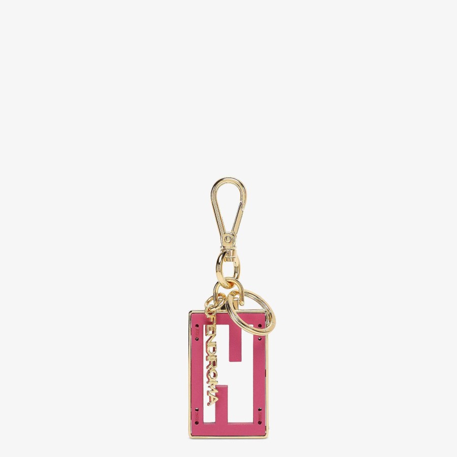 Donna Fendi Accessori Tecnologici E Lifestyle | Portachiavi Baguette Rosa