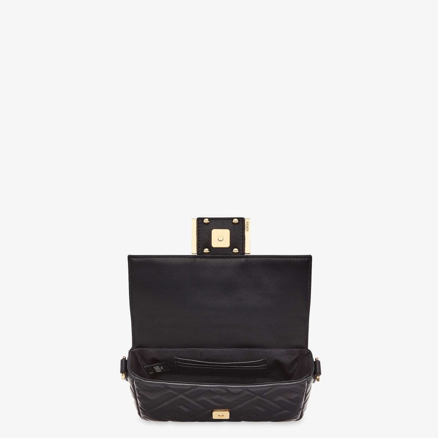 Bambini Fendi Accessori | Baguette Mini Nero