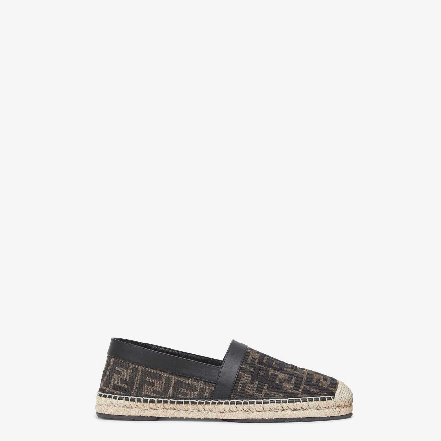 Uomo Fendi Ciabatte E Sandali | Espadrillas Marrone