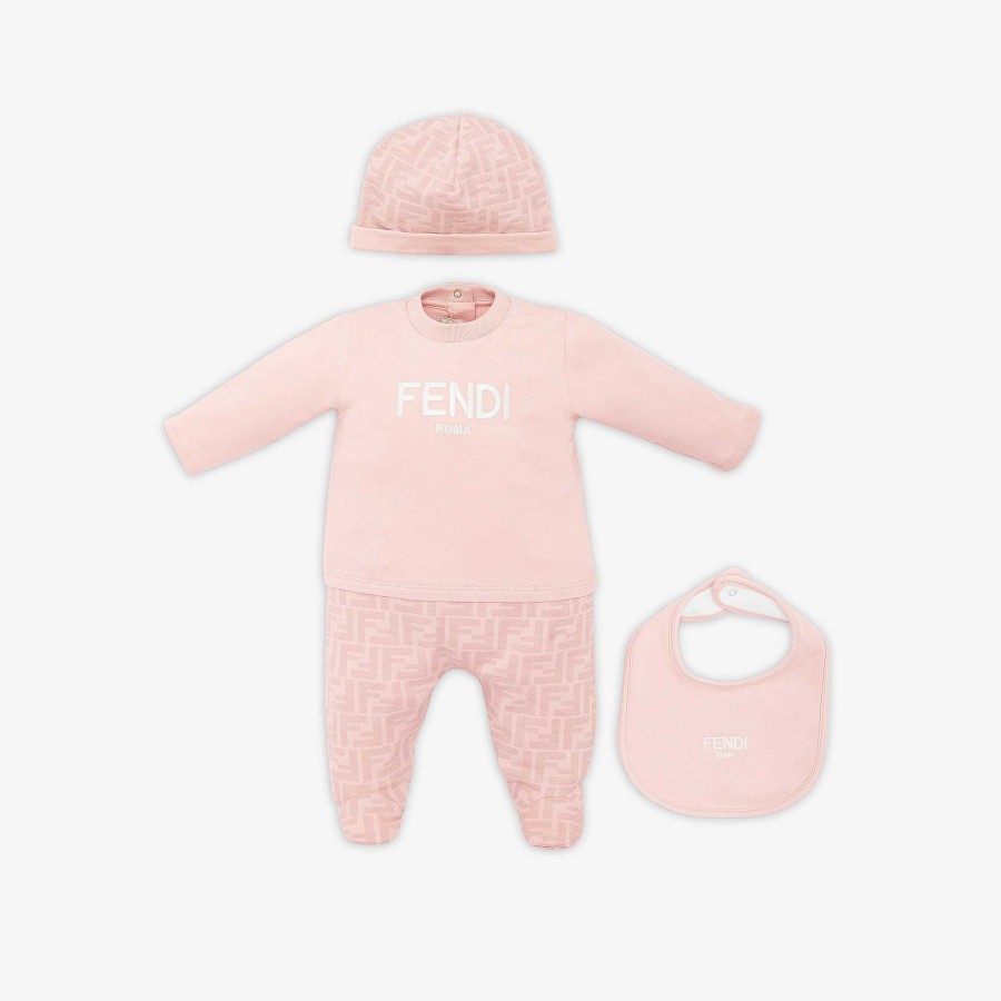 Bambini Fendi Neonato | Insieme Del Bambino Rosa