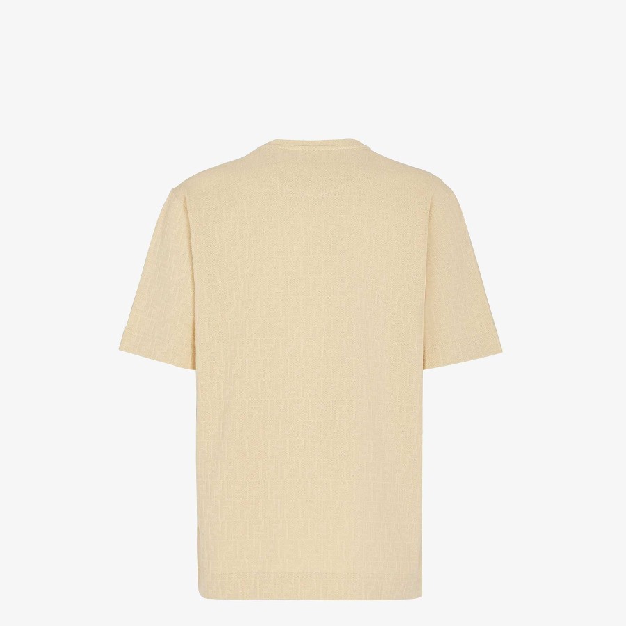 Uomo Fendi T-Shirt E Polo | Maglietta Beige