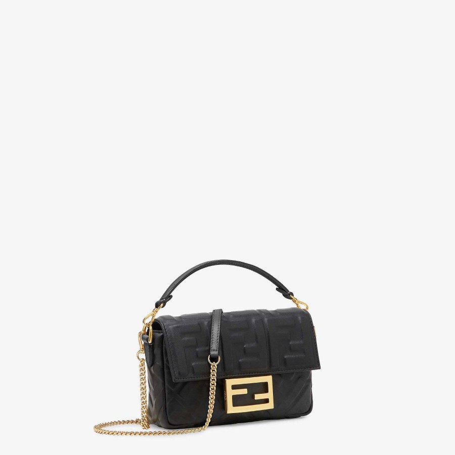 Bambini Fendi Accessori | Baguette Mini Nero