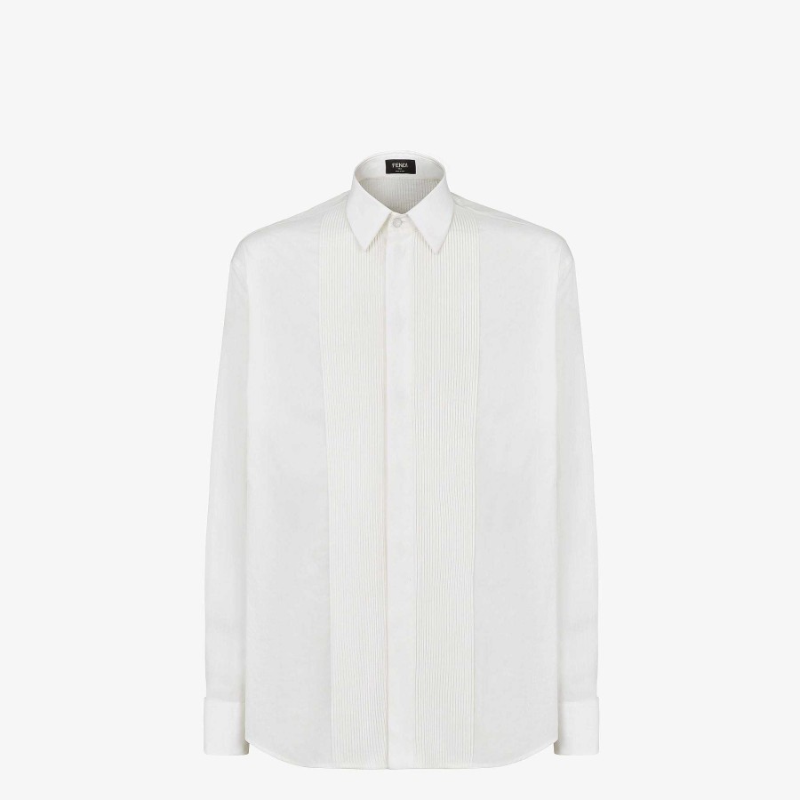 Uomo Fendi Camicie | Camicia Bianco