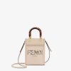 Donna Fendi Borse Esotiche | Mini Borsa Sunshine Grigio