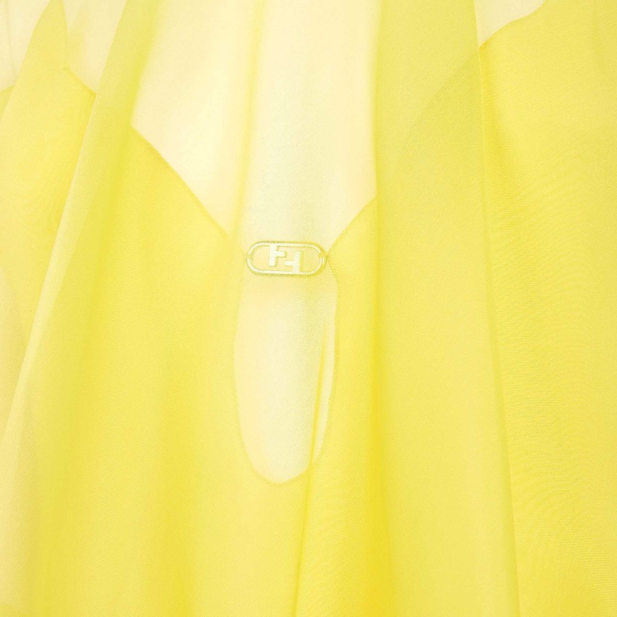 Donna Fendi Top E Camicie | Superiore Giallo