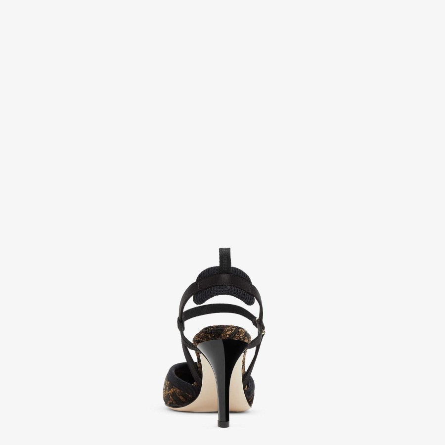 Donna Fendi Decolletè E Slingback | Colibri Lite Nero