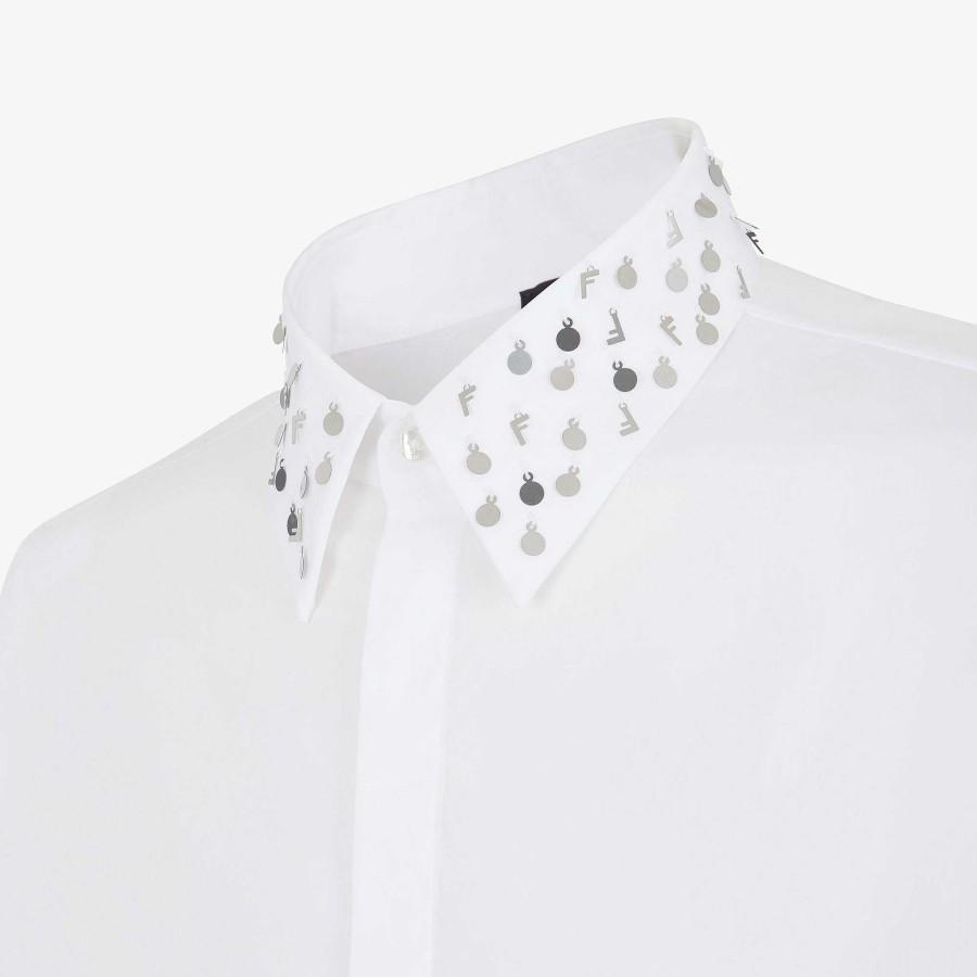 Uomo Fendi Camicie | Camicia Bianco