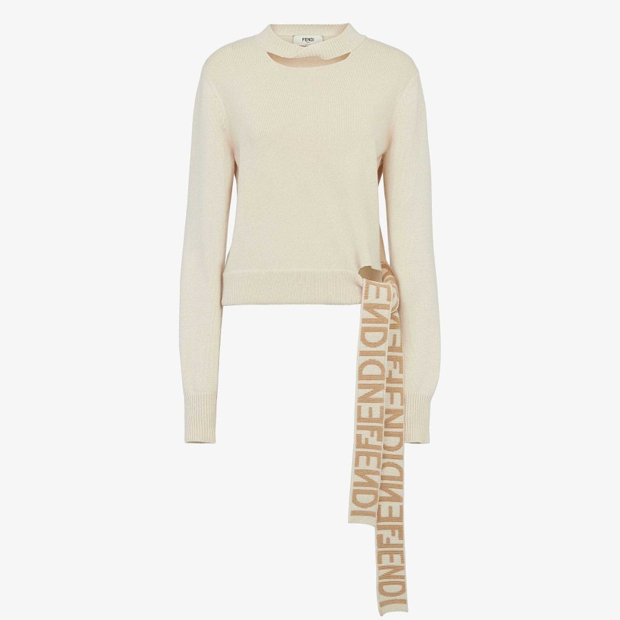 Donna Fendi Maglieria | Maglione Beige