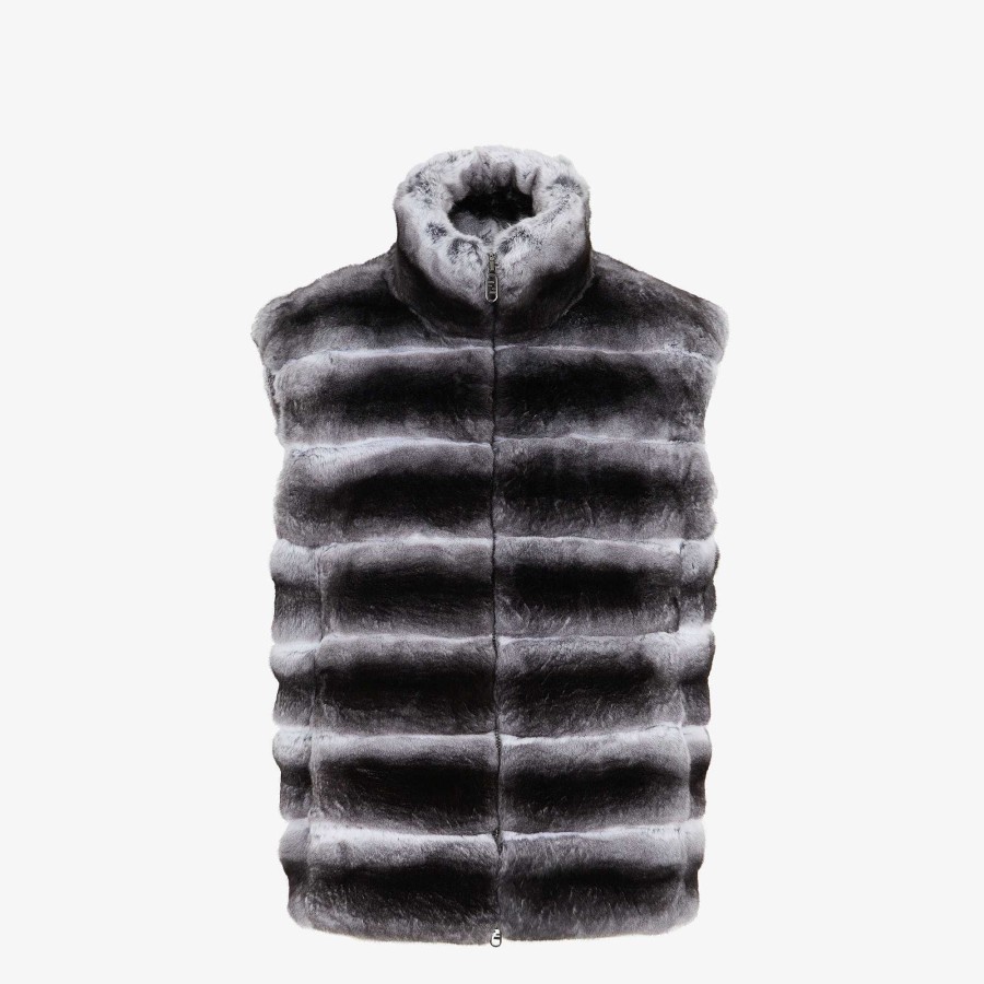 Uomo Fendi Capispalla | Veste Grigio