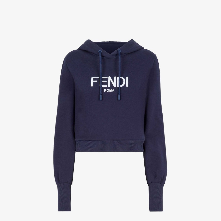 Donna Fendi T-Shirt E Felpe | Felpa Blu