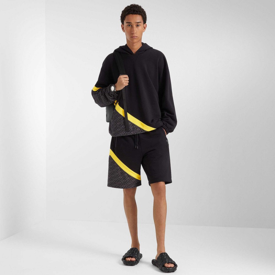 Uomo Fendi Activewear | Felpa Nero