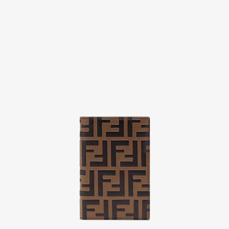 Donna Fendi Pochette | Copertina Del Passaporto Marrone