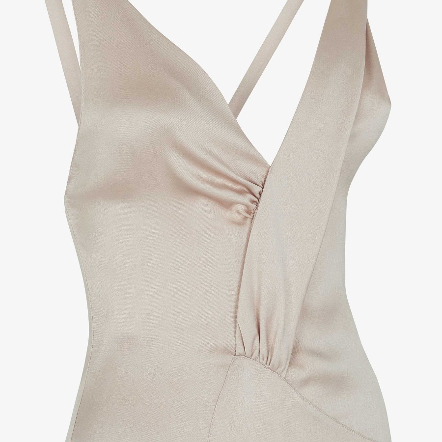 Donna Fendi Vestiti E Tute | Vestito Beige