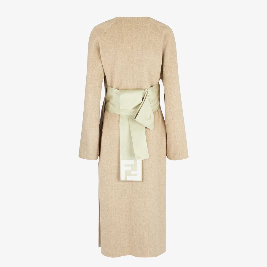 Donna Fendi Capispalla | Cappotto Beige