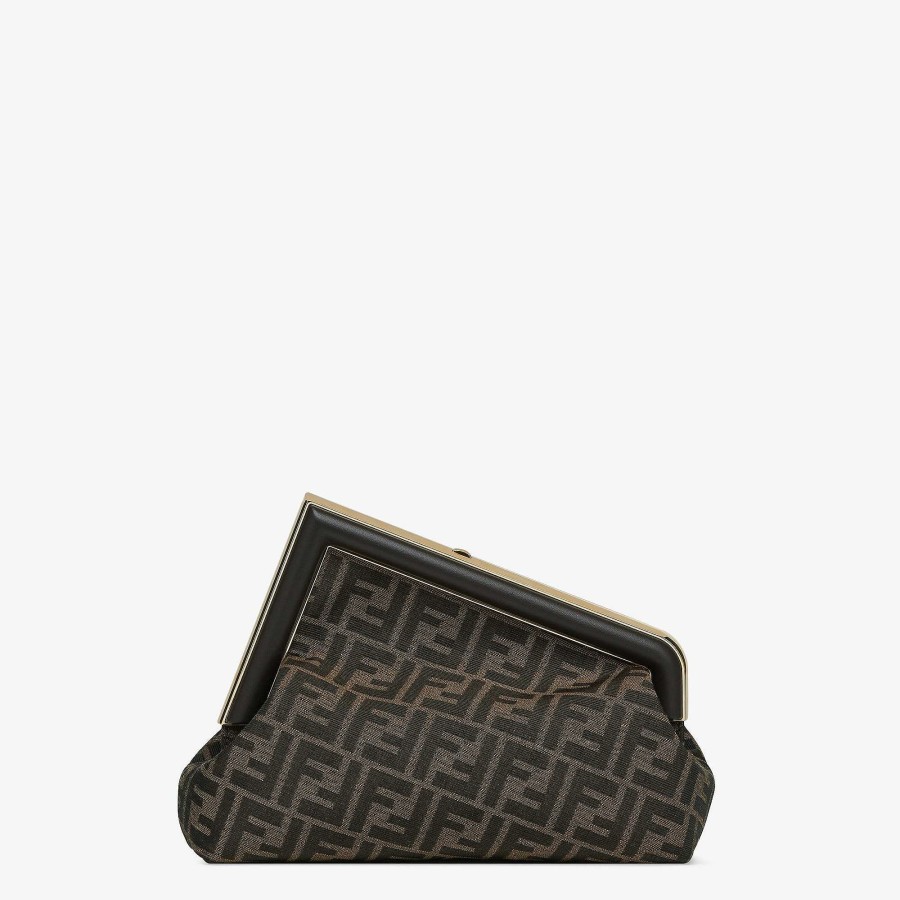 Donna Fendi Pochette E Pochette | Fendi Primo Midi Marrone