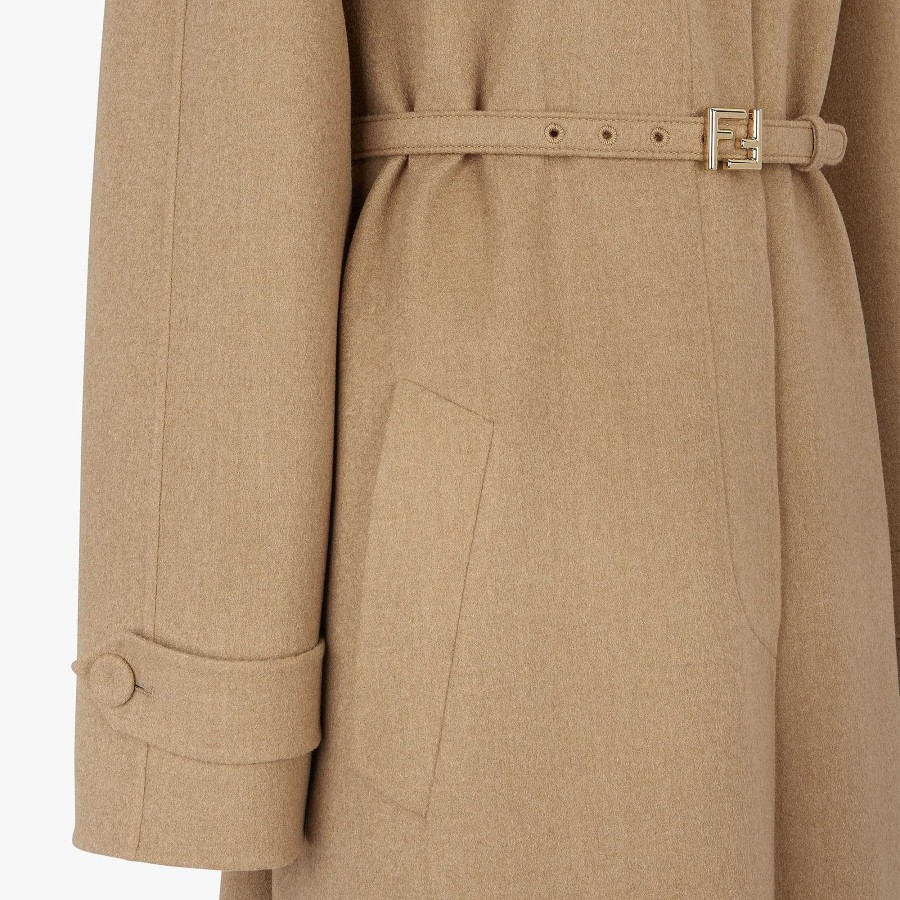 Donna Fendi Capispalla | Cappotto Beige