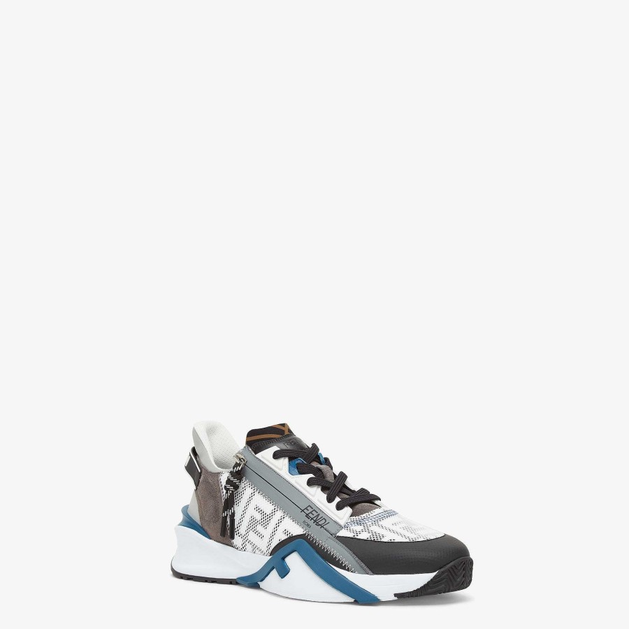 Uomo Fendi Sneakers | Fendi Flow Bianco