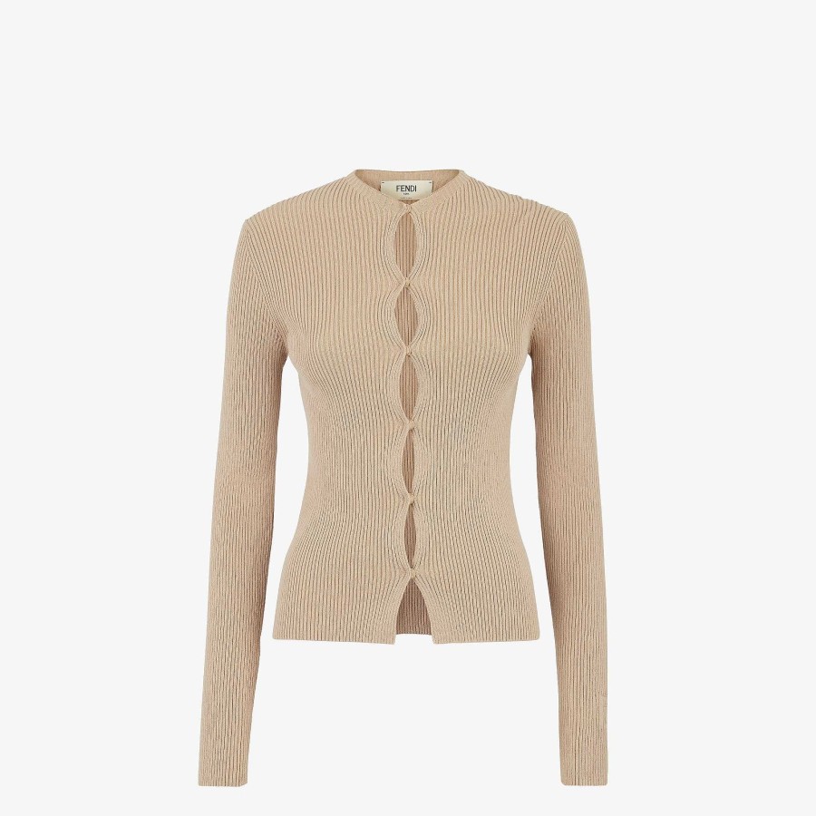 Donna Fendi Maglieria | Cardigan Beige