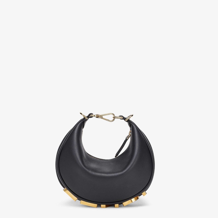 Donna Fendi Borse Hobo | Fendigrafia Mini Nero