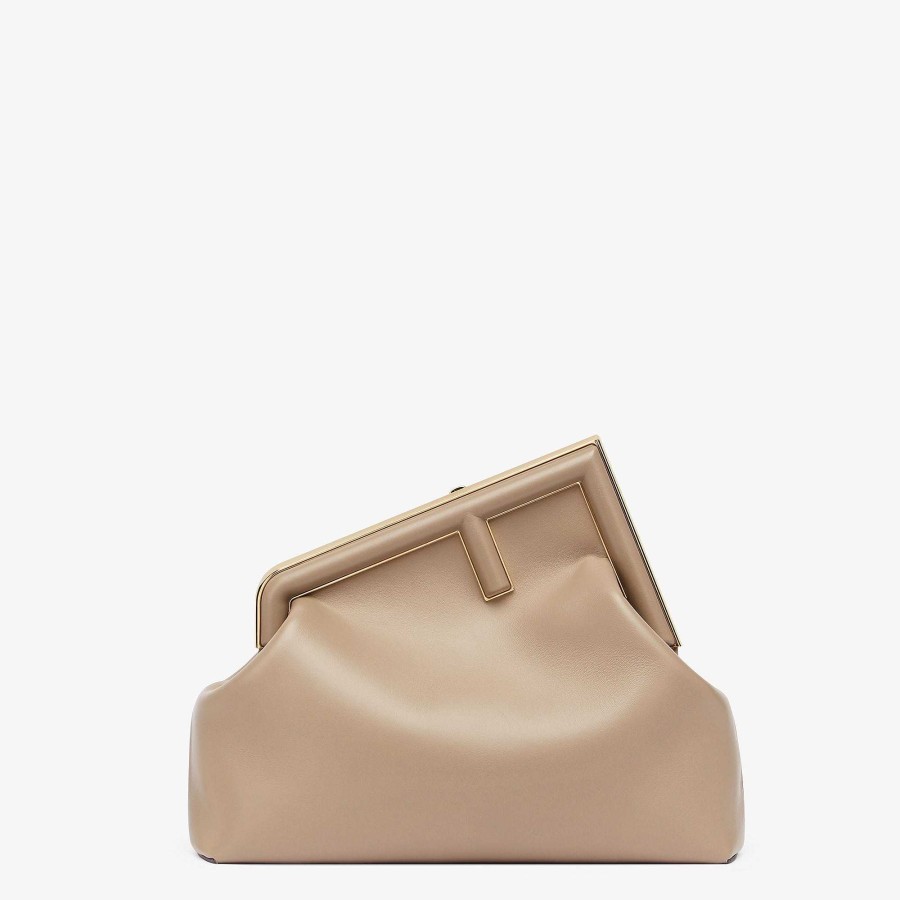 Donna Fendi Pochette E Pochette | Fendi Primo Medio Beige