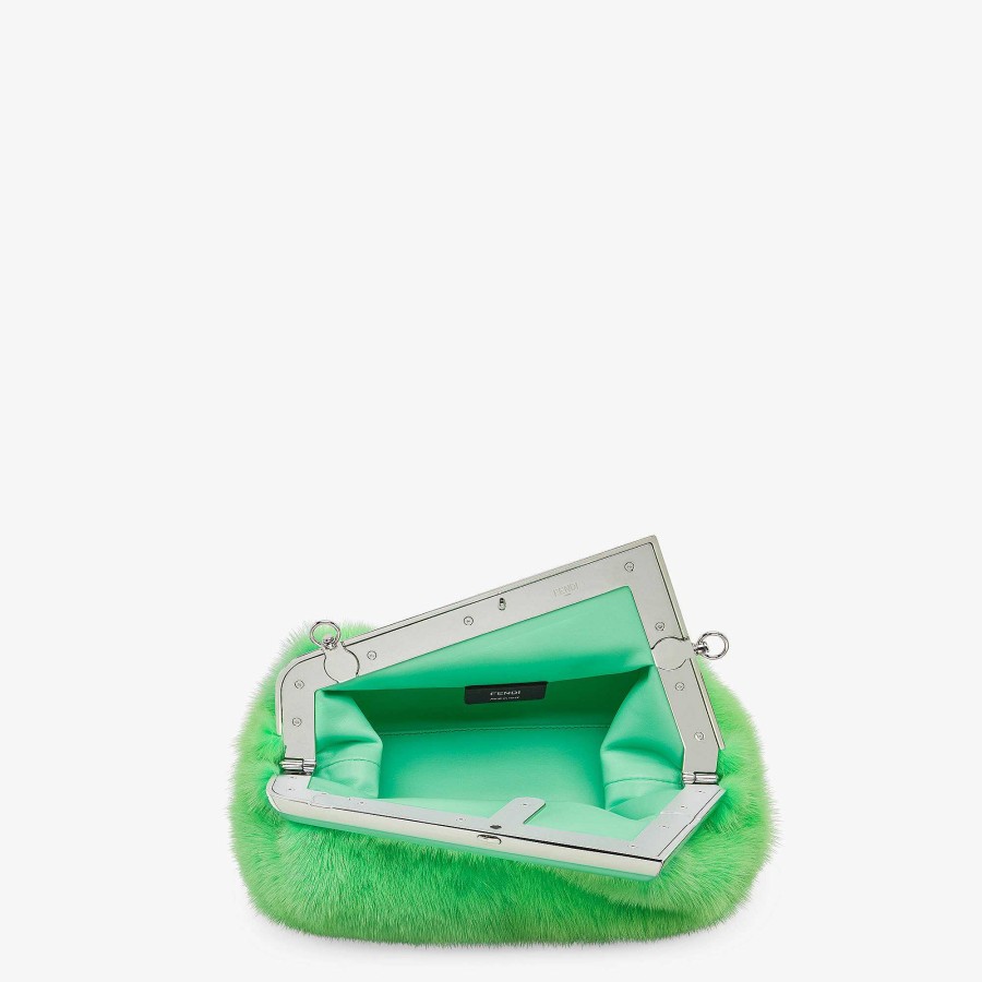 Donna Fendi Borse Esotiche | Fendi Primo Piccolo Verde