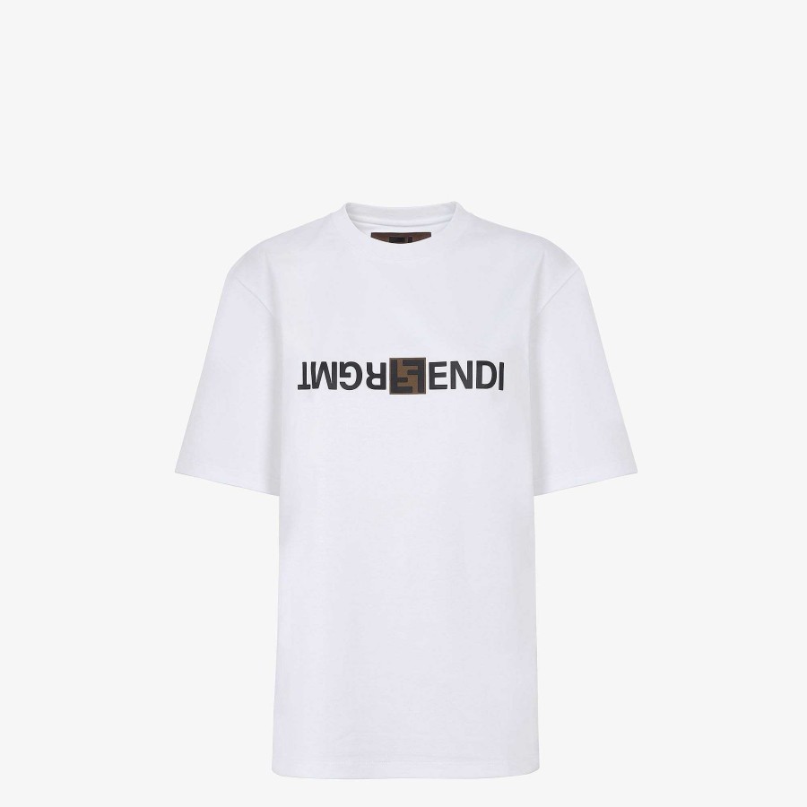 Fendi X Frgmt X Pokémon Fendi T-Shirt E Felpe | Maglietta Bianco