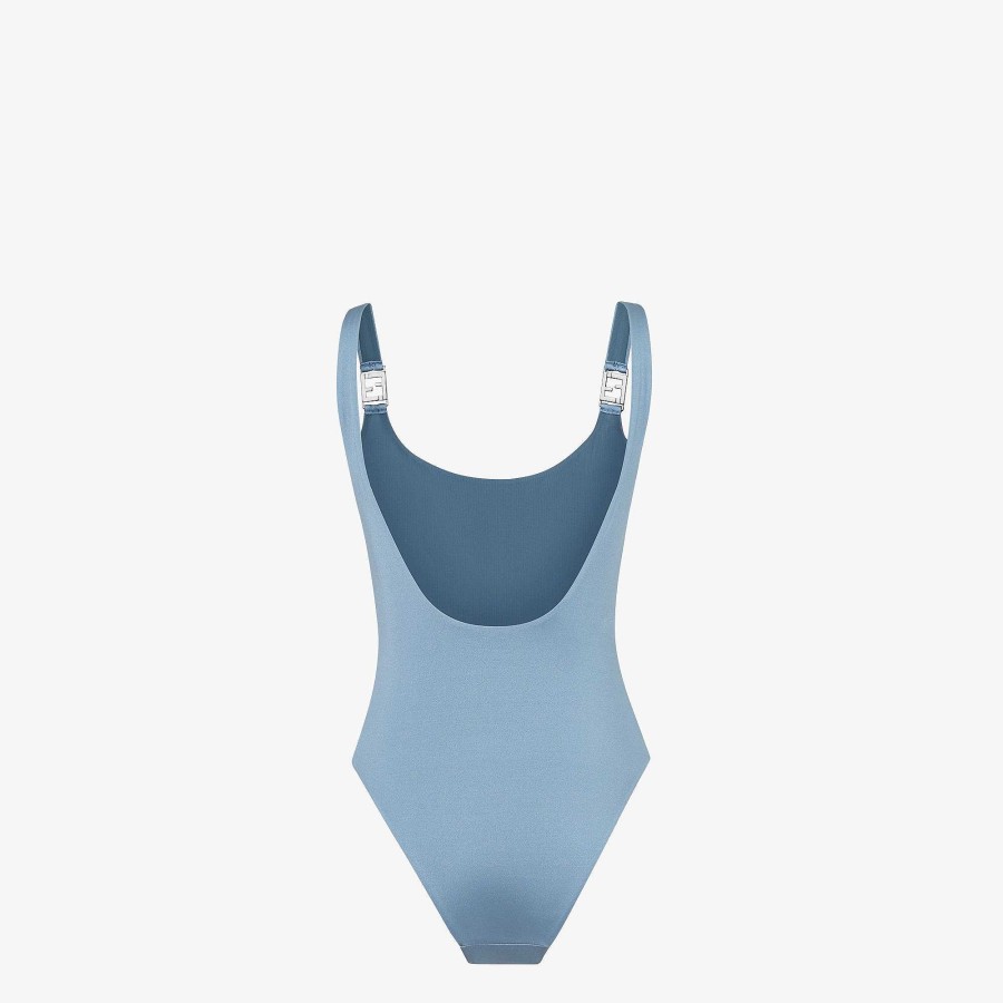 Donna Fendi Costumi Da Bagno | Costume Da Bagno Blu