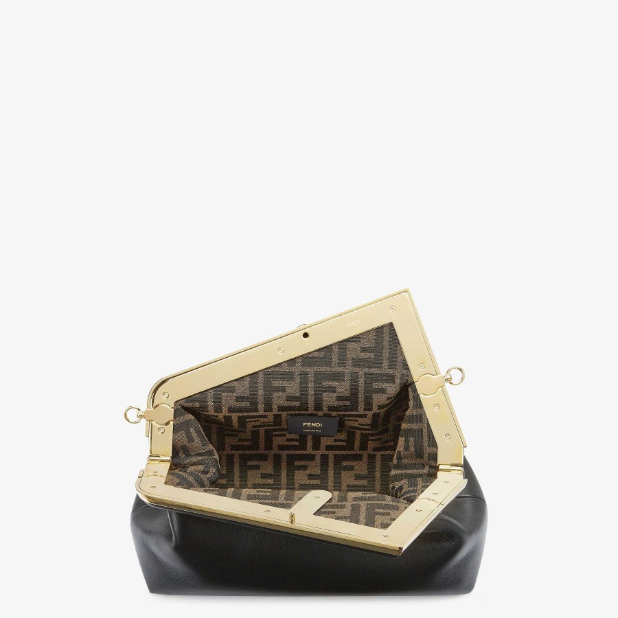 Donna Fendi Pochette E Pochette | Fendi Primo Midi Nero