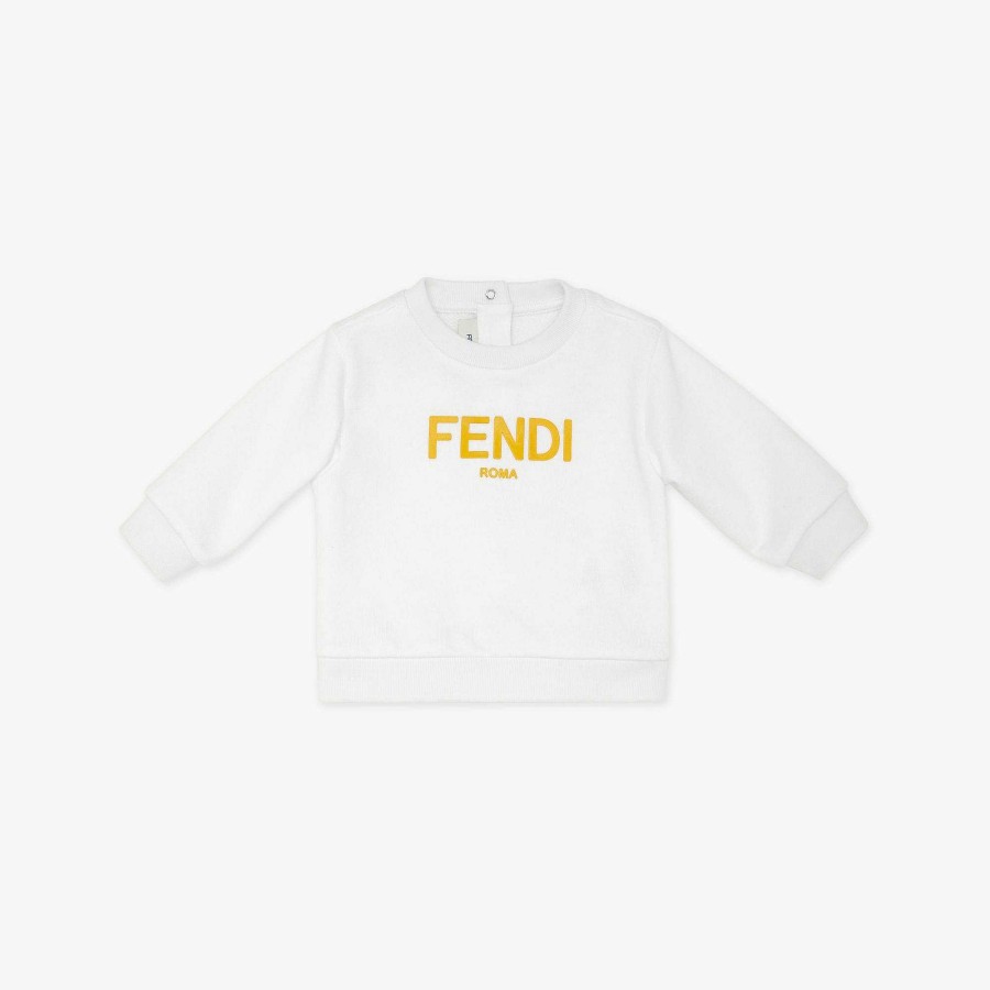 Bambini Fendi Neonato | Felpa Neonato Bianco