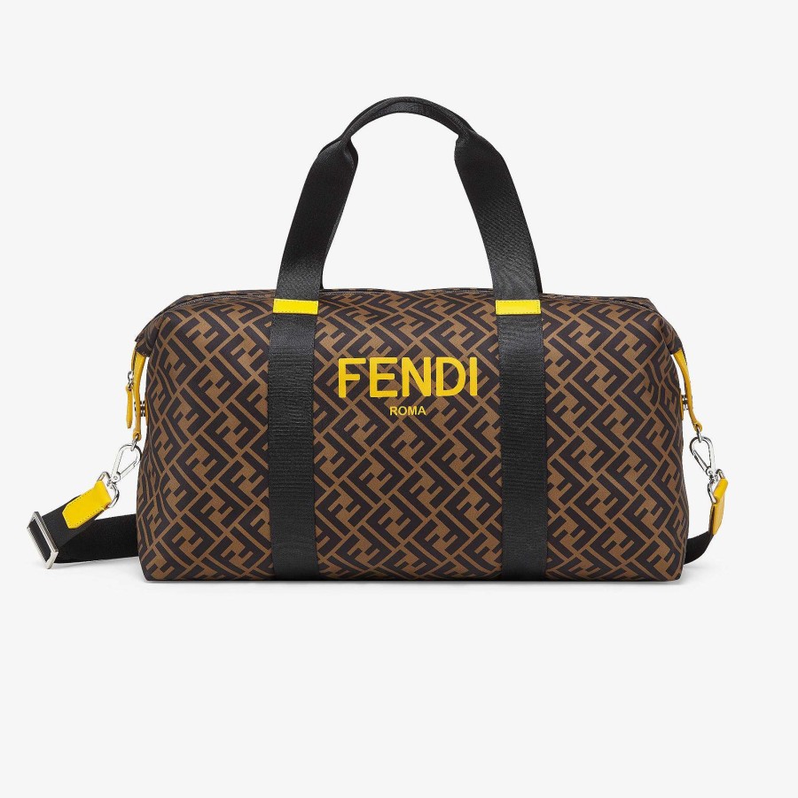 Bambini Fendi Accessori | Borsa Del Fine Settimana Multicolore