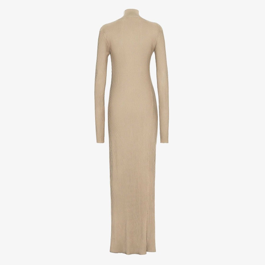 Donna Fendi Vestiti E Tute | Vestito Beige