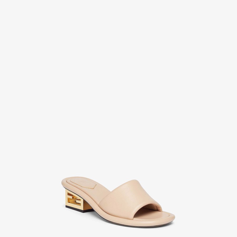 Donna Fendi Sandali E Ciabatte | Baguette Beige