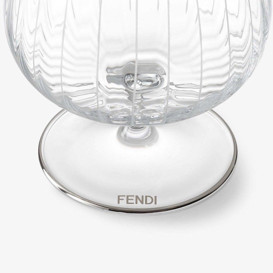 Decorazioni Per La Casa E Lifestyle Fendi | Fendi Roma Set Di Bicchieri Da Brandy Trasparente