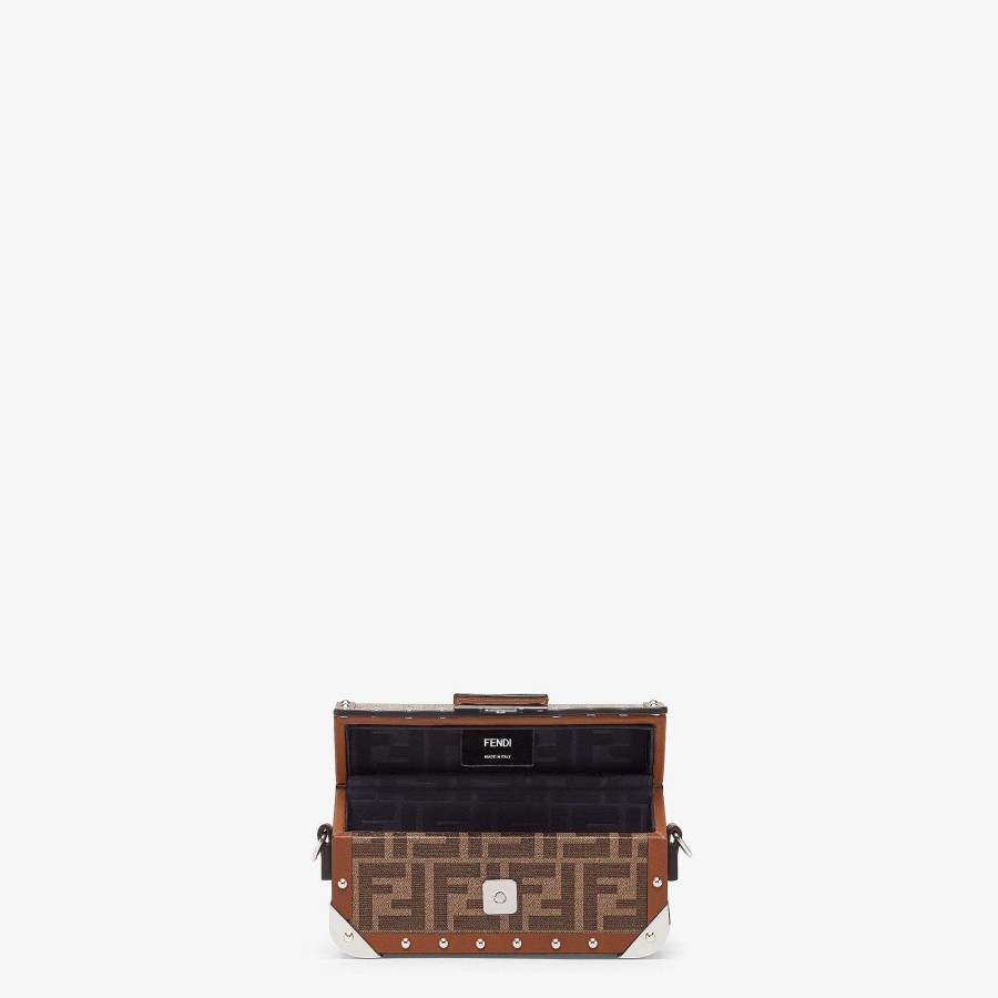 Uomo Fendi Baguette | Bauletto Baguette Mini Marrone