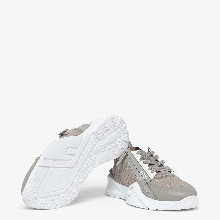 Uomo Fendi Sneakers | Fendi Flow Grigio