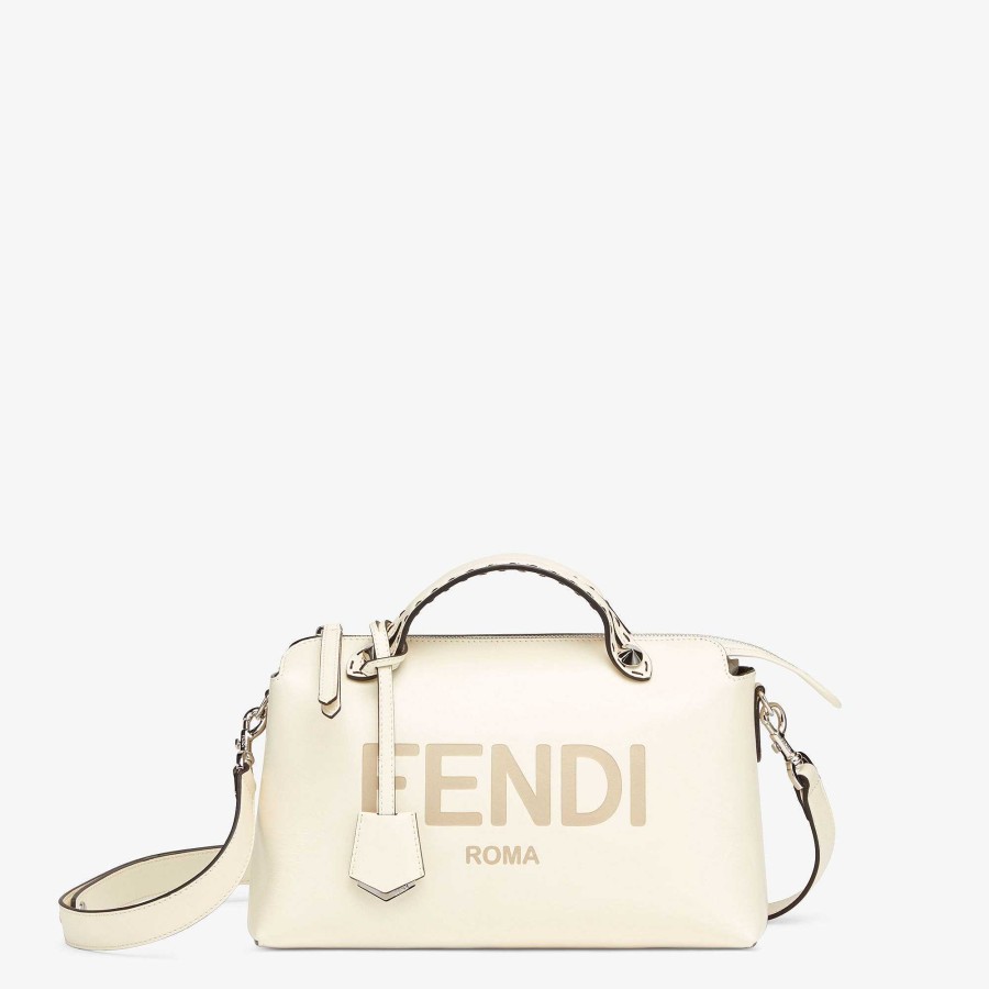 Donna Fendi Boston Bag | Proposito, Medio Bianco