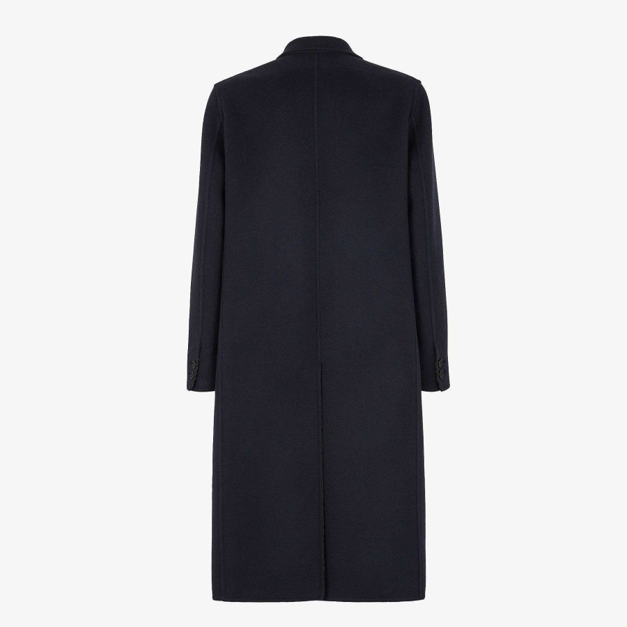 Uomo Fendi Capispalla | Cappotto Blu