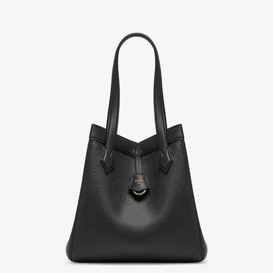 Donna Fendi Borse A Secchiello | Fendi Origami Medio Nero