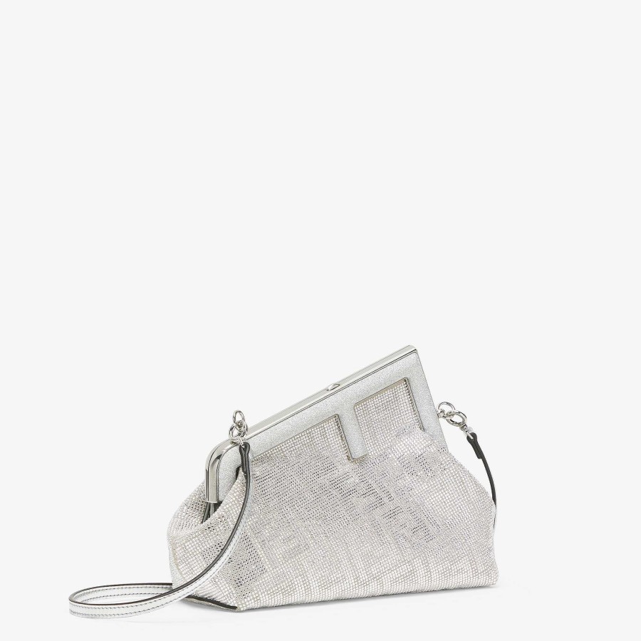 Donna Fendi Pochette E Pochette | Fendi Primo Piccolo Argento